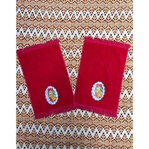 Vintage Canon Christmas Fingertip Hand Towels